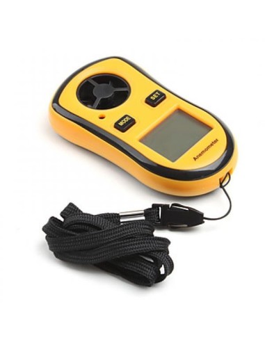 Handheld LCD Display Digital Anemometer Thermometer Ovoid