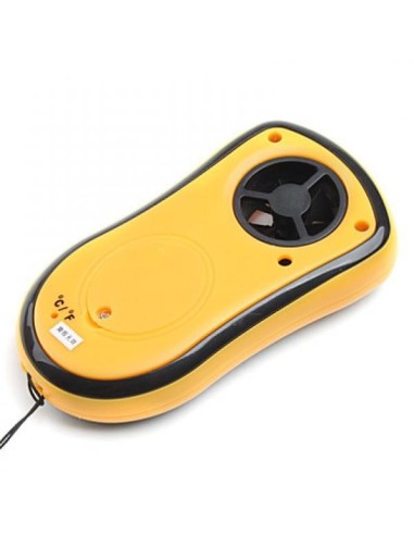 Handheld LCD Display Digital Anemometer Thermometer Ovoid