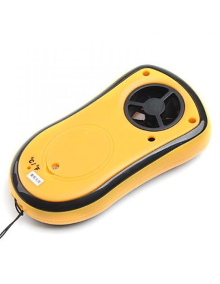 Handheld LCD Display Digital Anemometer Thermometer Ovoid