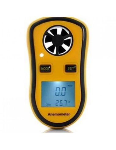 Handheld LCD Display Digital Anemometer Thermometer Ovoid