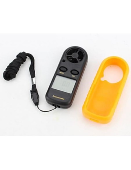 Handheld LCD Display Digital Anemometer Thermometer Rectangle