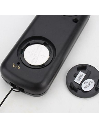 Anémomètre Numérique Vitesse du Vent Thermomètre Rectangle