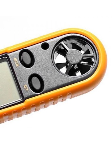 Anémomètre Numérique Vitesse du Vent Thermomètre Rectangle