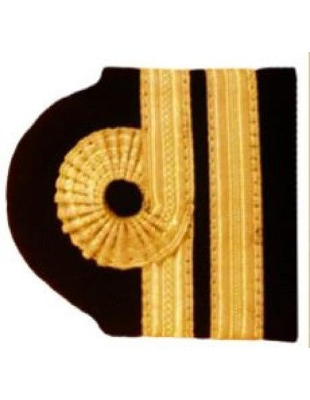 Epaulets 2 Stripes - Gold - Nelson design