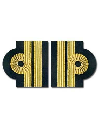 Epaulets 2 Stripes - Gold - Nelson design