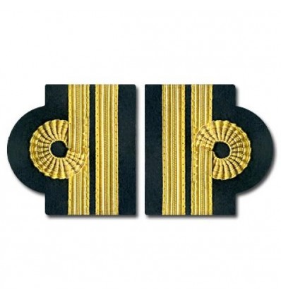 Epaulets 3 Stripes - Golds - Nelson design