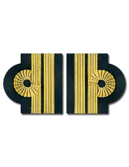Galons d'épaules O.P.L. 2 Barrettes Or Boucle Nelson Galons d'épaules O.P.L. 2 Barrettes Or Boucle Nelson