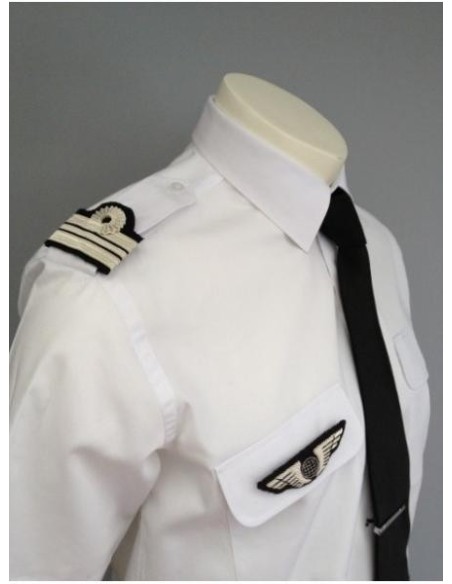 Galons d'épaules PNC Chef Argent 3 Barrettes 10- 5-10 mm Boucle Nelson Galons d'épaules PNC Chef Argent 3 Barrettes 10- 5-10 mm Boucle Nelson