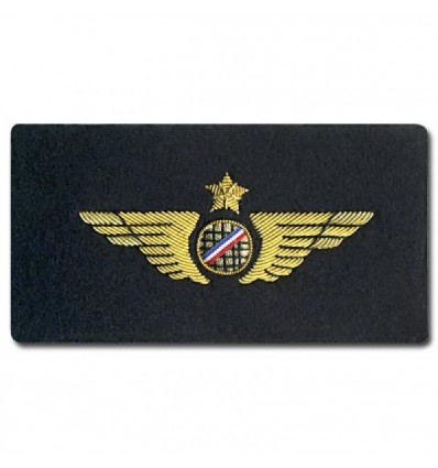 Pilot Wing Gold with Bleu White Red stripes to sew