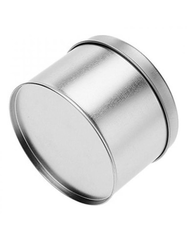 Metal Round  Display Box for Epaulets Belt and Watches - Silver