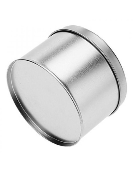 Metal Round  Display Box for Epaulets Belt and Watches - Silver