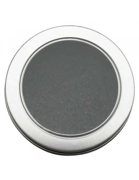 Metal Round  Display Box for Epaulets Belt and Watches - Silver