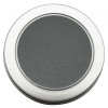 Metal Round Display Box for Epaulets and Watches - Silver