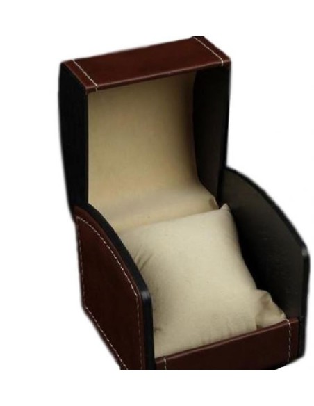 Boîte de présentation de luxe en Cuir Galon ou  Montres