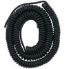 Replacement 12 m Spiral Extensible Cable for Ground support headset without jack