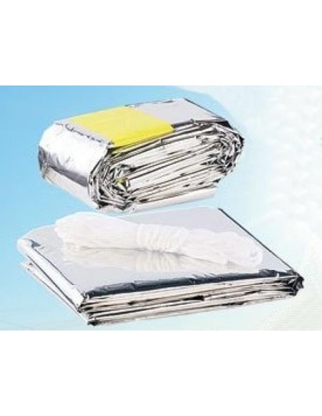 TENT AND SURVIVAL SLEEPING BAG ULTRA LIGHTWEIGHT (310gr) TENT AND SURVIVAL SLEEPING BAG ULTRA LIGHTWEIGHT (310gr)