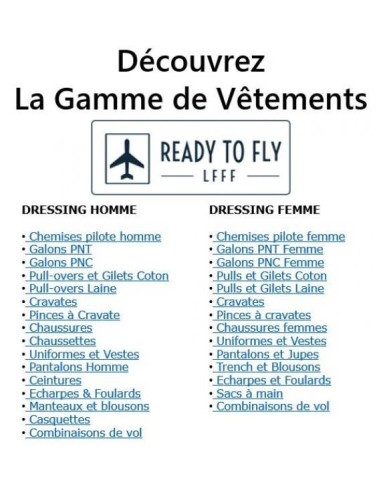 GAMME DE VETEMENTS READY TO FLY