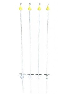 METAL POLES FOR DELIMITATING EXCLUSION SECURITY ZONE 