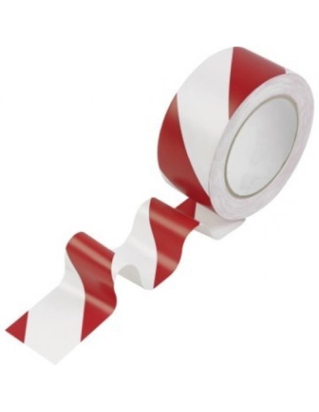 Rouleau de Rubalise Rouge Blanc. 100 m par 50 mm Rouleau de Rubalise Rouge Blanc. 100 m par 50 mm