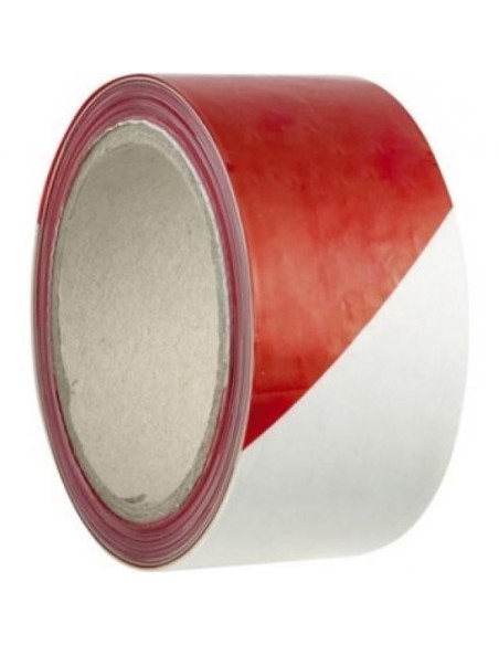 Rouleau de Rubalise Rouge Blanc. 100 m par 50 mm Rouleau de Rubalise Rouge Blanc. 100 m par 50 mm