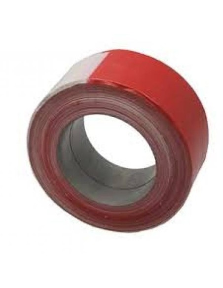 Rouleau de Rubalise Rouge Blanc. 100 m par 50 mm Rouleau de Rubalise Rouge Blanc. 100 m par 50 mm