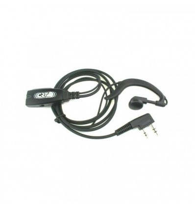 PTT Mike and Ear Hook HEADSET Kenwood Conector