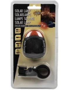 Lampe  de Signalisation feu rouge fixe ou clignotant à Energie Solaire  2