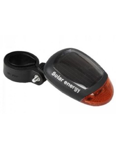 Signal lamp with red light fixed or flashing rechargeable by Solar Energy