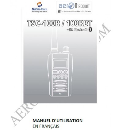 French User Manual of the TSC 100RA Airband Scanner