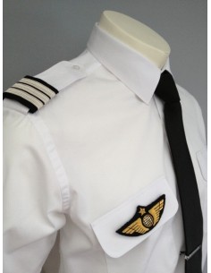 Epaulets CC - Cabin Crew Officer - 3 Silver Stripes - 10 mm 2
