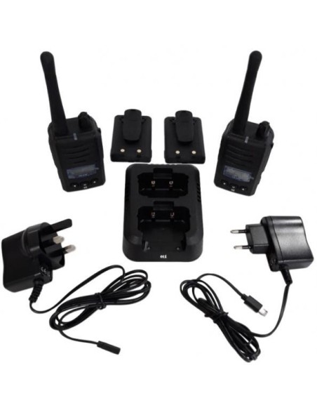 TTI TX 110 Paire de Talky Walky Radio Professionnelles (PMR446) connectique ICOM TTI TX 110 Paire de Talky Walky Radio Professionnelles (PMR446) connectique ICOM