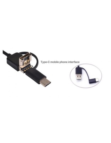 Endoscope caméra d'inspection 3 en 1 – Android, Type-C et PC