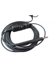 Câble Rechange Casque Avion MONO Jack avec poignée PTT