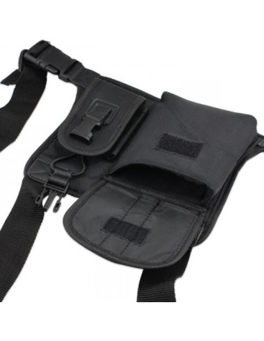 Protective Leather Carry Case Holster for Handheld Radios 3 Points