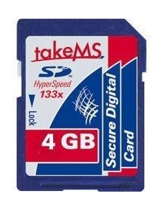 CARTE MEMOIRE SECURE DIGITAL HYPERSPEED 4GO