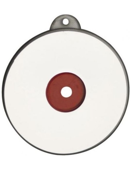 Signaling mirror with an orientable eye in case of distress Signaling mirror with an orientable eye in case of distress
