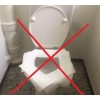 Couvre Siège Protection de Toilette WC Jetable Biodégradable