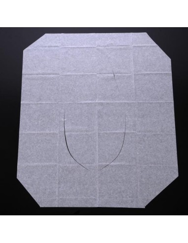 Couvre Siège Protection de Toilette WC Jetable Biodégradable