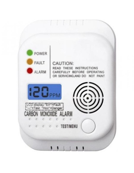 CO Detector with Visual and SOUND Alarm Direct reading of mesure on LCD Screen CO Detector with Visual and SOUND Alarm Direct reading of mesure on LCD Screen