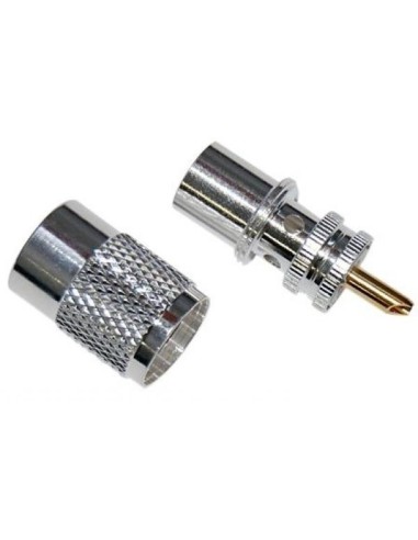 BNC male adapter (bayonet) / SMA female.