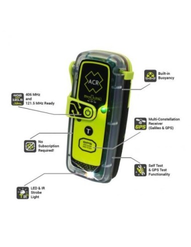 BALISE DE DETRESSE INDIVIDUELLE ACR RESQLINK™400+ 406 MHz avec GPS