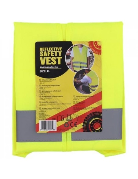 Gilets Sécurite Réflecif Haute Visibilité ORANGE ou JAUNE Gilets Sécurite Réflecif Haute Visibilité ORANGE ou JAUNE