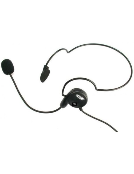 ULTRA LIGHT ONE SIDE HEADSET CRT VL Thumb PTT Kenwood Jack