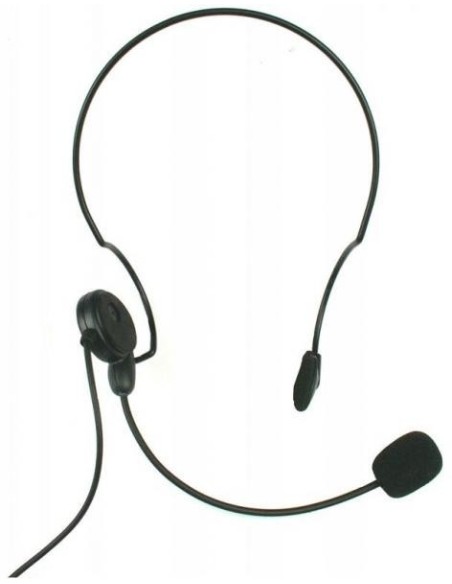 DEMI CASQUE ULTRA LÉGER CRT VL PTT au Pouce Connecteur Kenwood