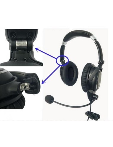 CASQUE ANR Avion CLEARSTREAM® Léger Design et Performant