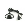 PTT Mike and round the Ear HEADSET ICOM Conector