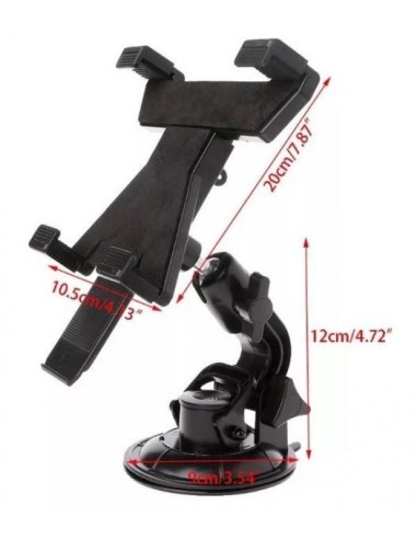 Support Tablette GPS Smartphone à VENTOUSE forte