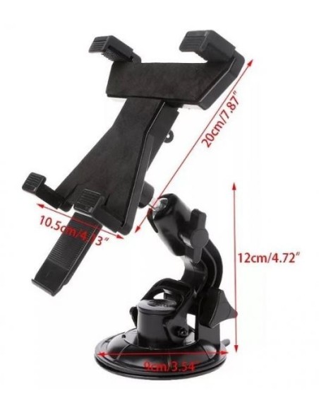 Support Tablette GPS Smartphone à VENTOUSE forte Support Tablette GPS Smartphone à VENTOUSE forte