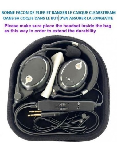 ANR CLEAR-STREAM® Headset Lightweight Design and Performance