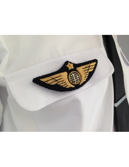 Pilot Shirt "Blue Collar" Long or Short Sleeves